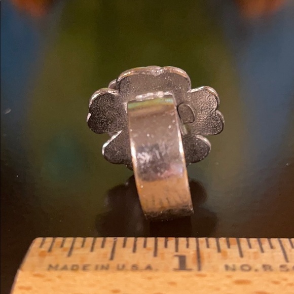 WOW POSHMARK - Authentic Chanel Camilla Silver & Pink Flower Design Winner Ring - Picture 6 of 16